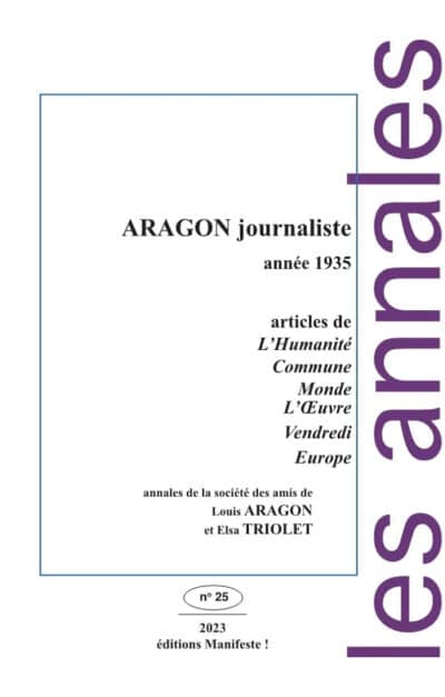 Aragon journalistes 1935