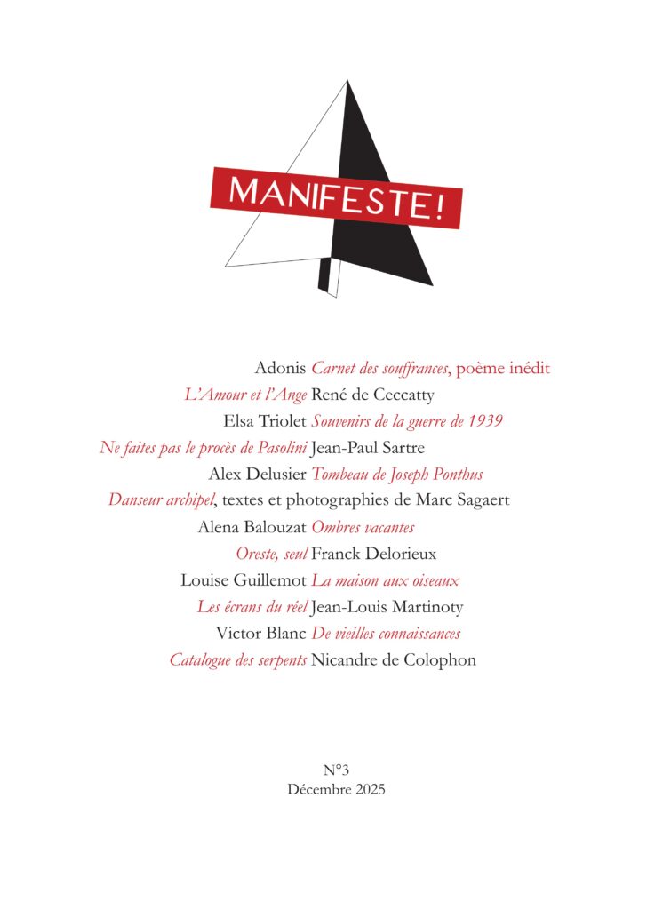 Revue Manifeste N 3