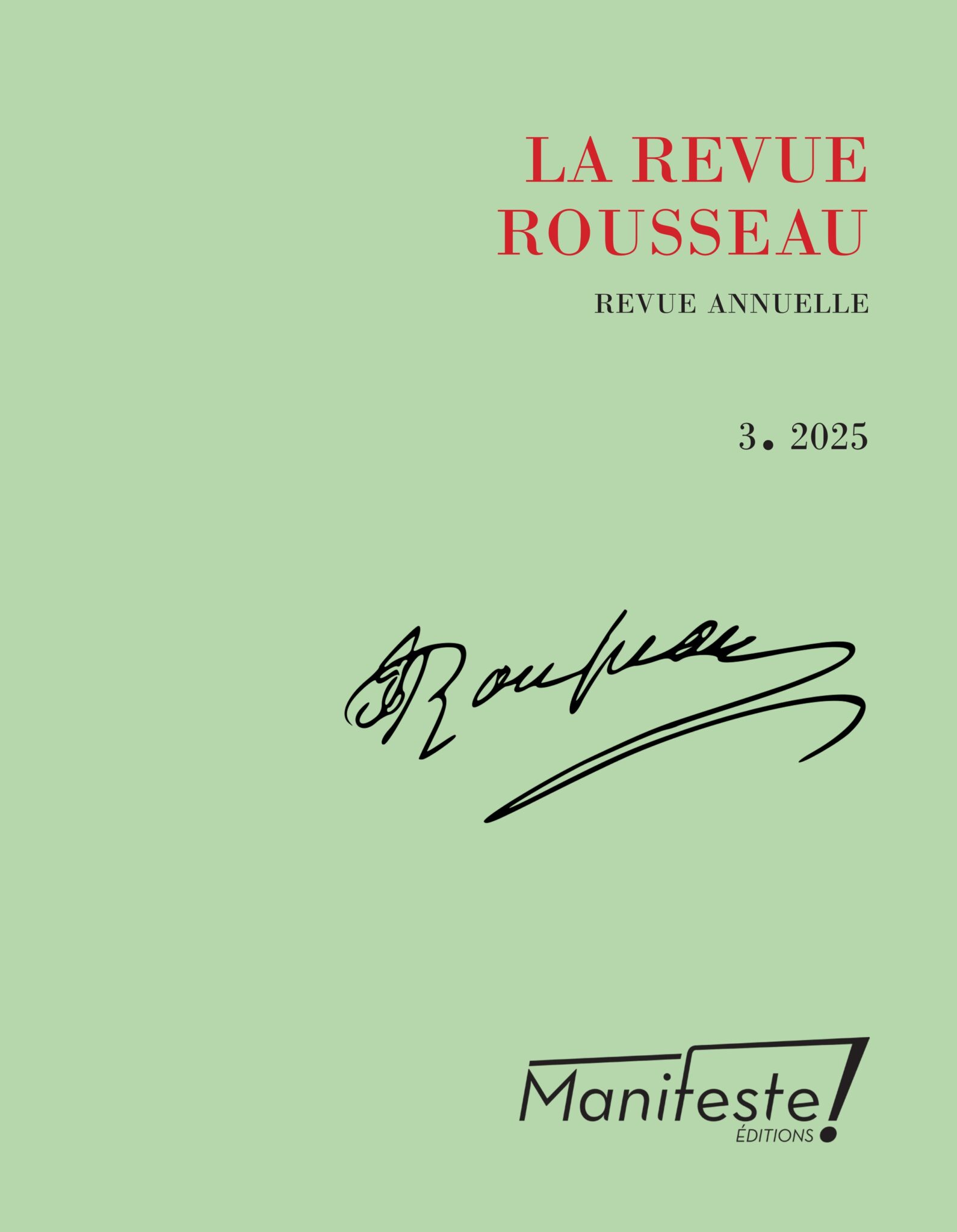 Revue Rousseau – n°3