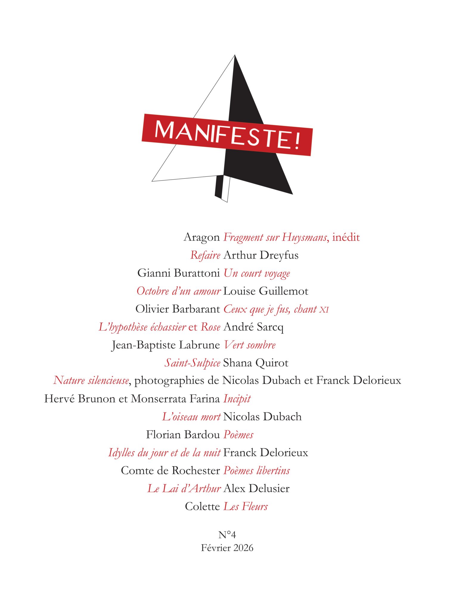 Revue Manifeste! n°4